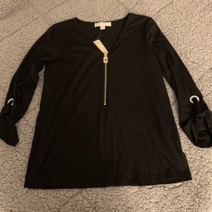 MICHAEL KORS Black Long-sleeve Shirt
